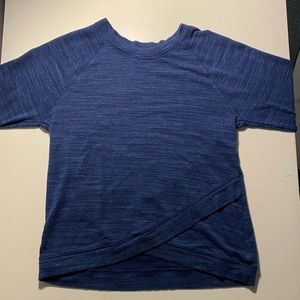 Athleta Girl Blue Layered Top